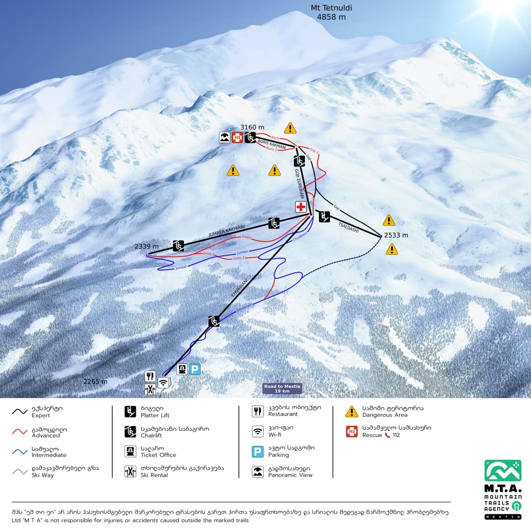 gudauri map