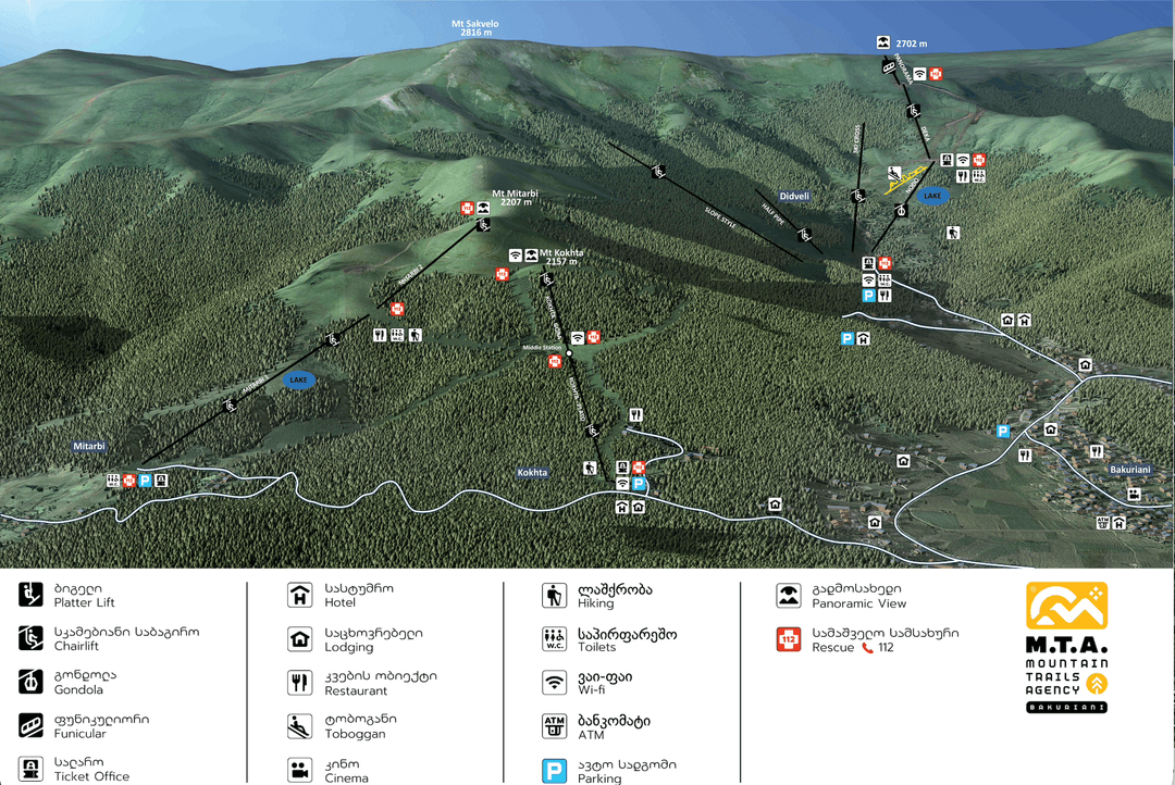 gudauri map