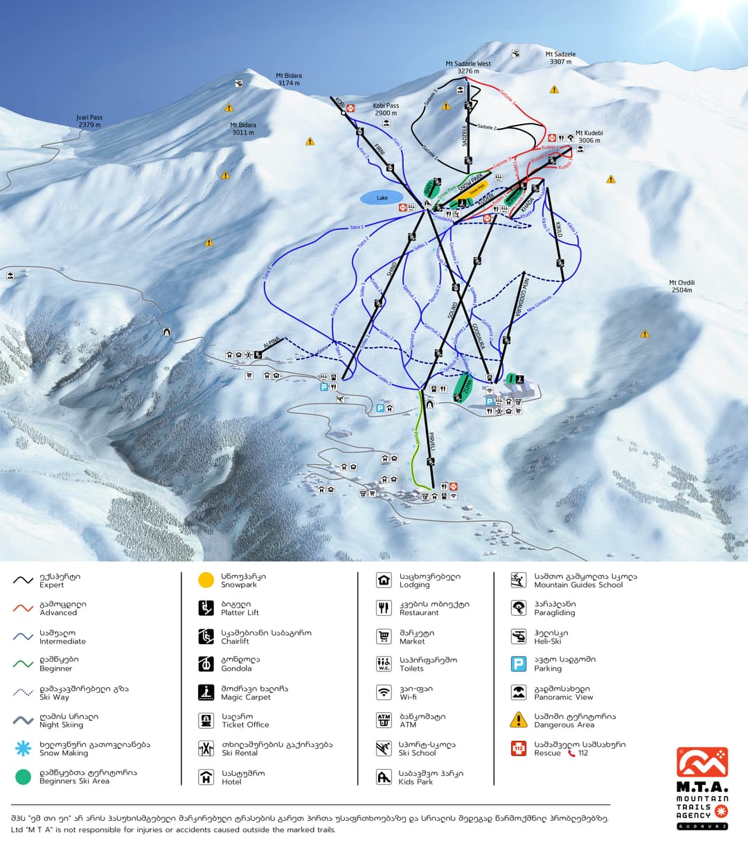 gudauri map